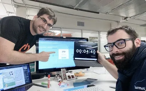 Co-CEOs: Thibauld Favre (L) and Joris Delanoue (R)